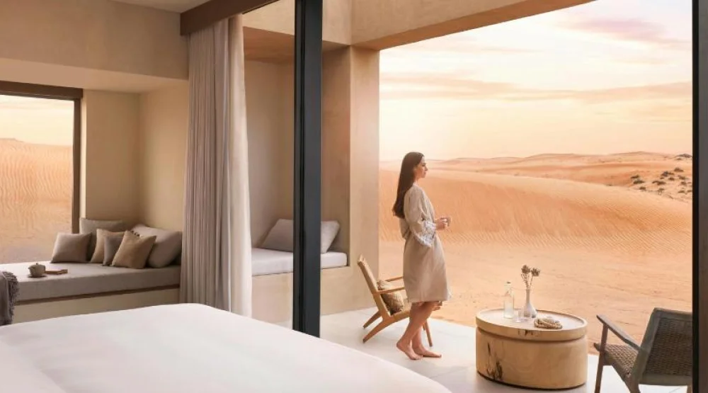 Sunrise Signature Pool, Two Bedroom Villa with Private Pool & Fitness Studio, Complimentary Mini-bar and Butler Service at The Ritz-Carlton Ras Al Khaimah Al Wadi Desert