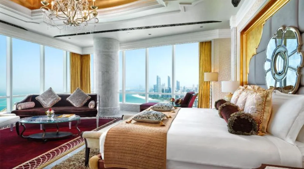 Al Hosen Suite, One Bedroom Suite, One King, Sea View at The St. Regis Abu Dhabi