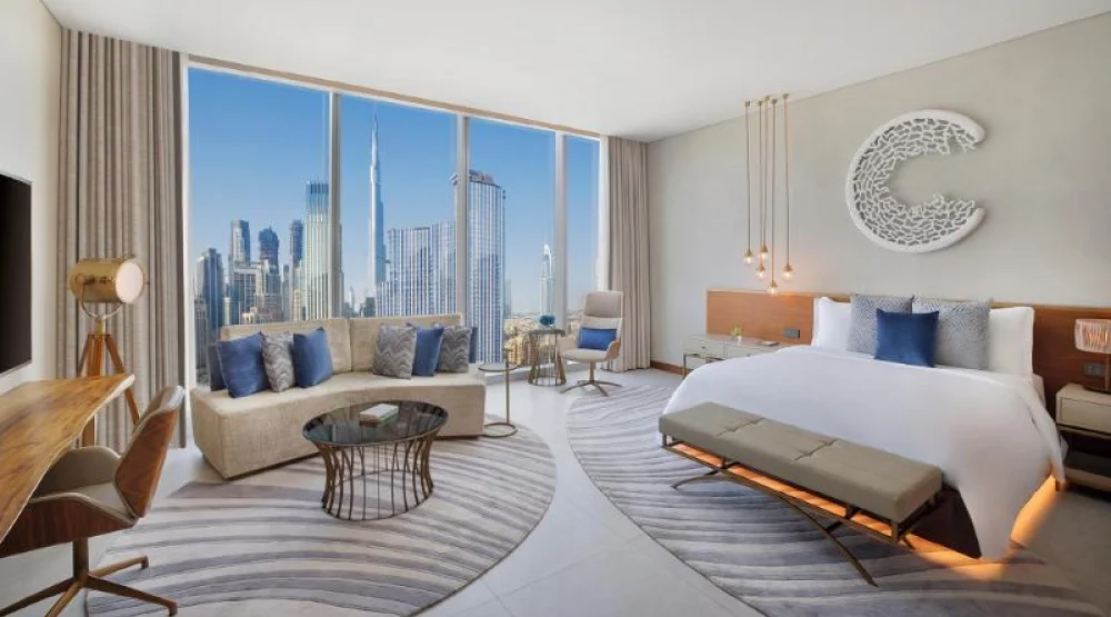 Superior King Room, Guest Room, One King, Dubai Downtown View at The St. Regis Downtown Dubai
