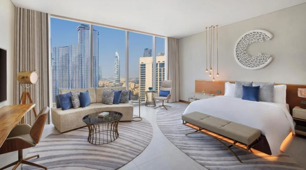 Family Room with City View at The St. Regis Downtown Dubai