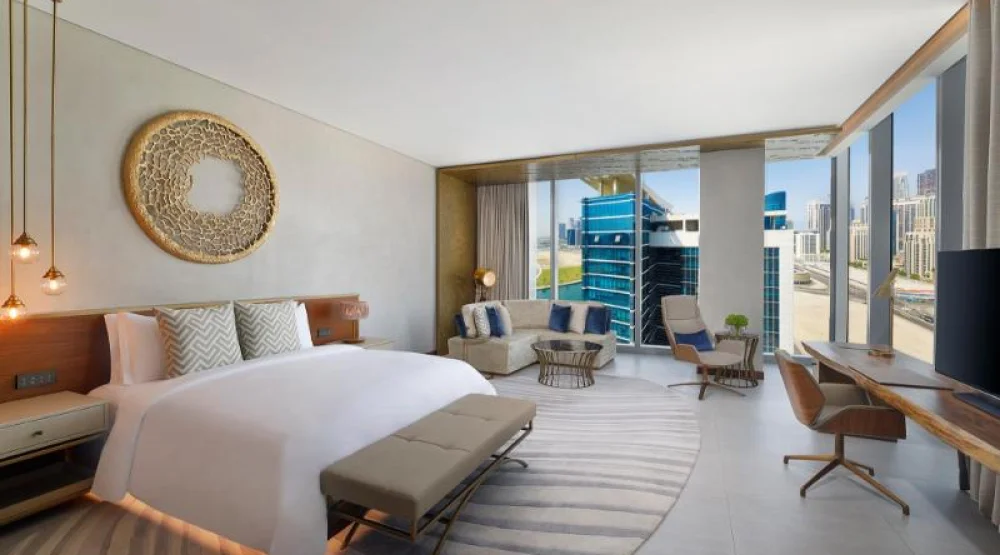 Family Suite, Two Bedroom Suite, Bedroom 1: One King, Bedroom 2: Two Twin, Dubai Downtown View at The St. Regis Downtown Dubai