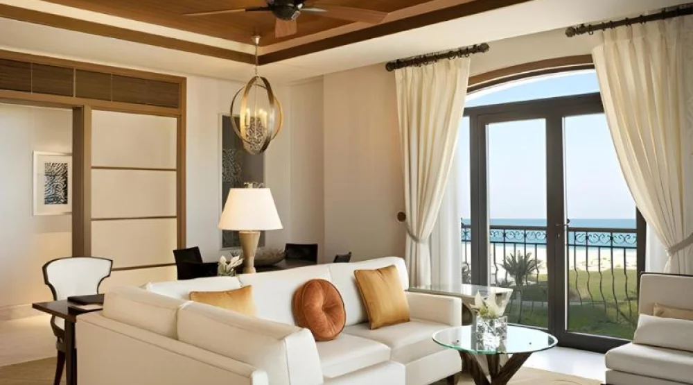 Ocean Suite, One Bedroom Suite, One King, Sea View, Balcony at The St. Regis Saadiyat Island Resort