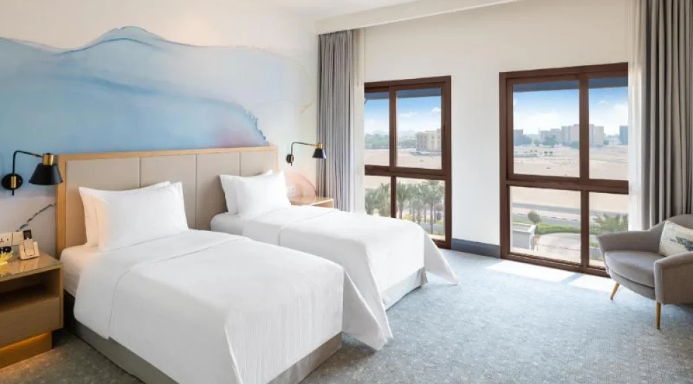 Deluxe City View Twin Room at Vida Beach Resort