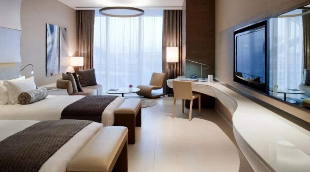 Spectacular, Guest Room, Twin, Race Track View, Balcony at W Abu Dhabi Yas Island