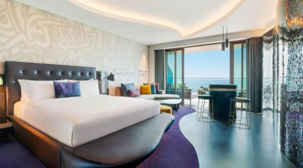 Fabulous Room, Guest Room, One King, Ocean View, Balcony at W Dubai The Palm
