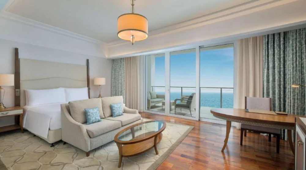 King Deluxe Room with Skyline Sea View at Waldorf Astoria Dubai Palm Jumeirah