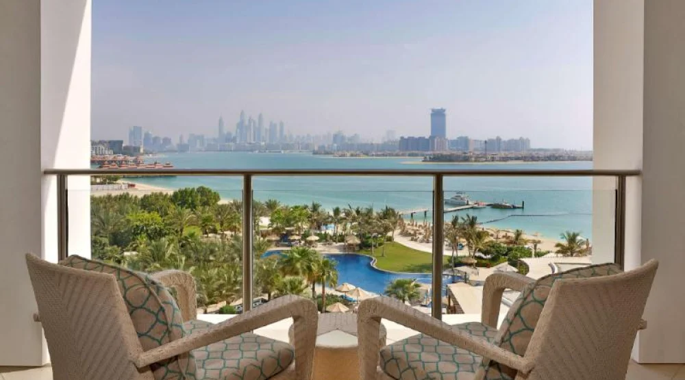 King Deluxe Room with Palm Sea View at Waldorf Astoria Dubai Palm Jumeirah
