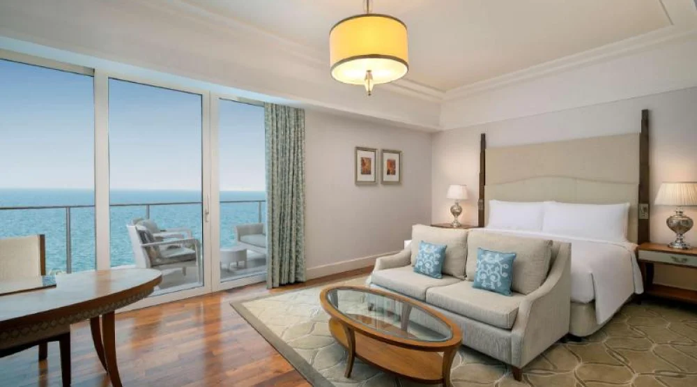 King Pearl Club Room with Sea View at Waldorf Astoria Dubai Palm Jumeirah