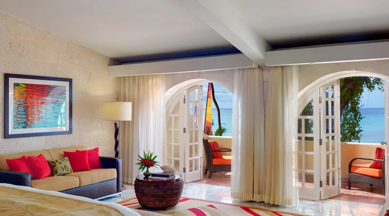 Junior Suite Ocean View at Tamarind Barbados Autograph Collection Resort