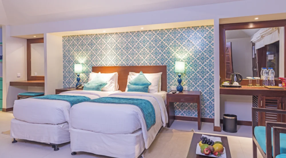 Two Bedroom Sunset Family Beach Villas at Adaaran Select Hudhuranfushi