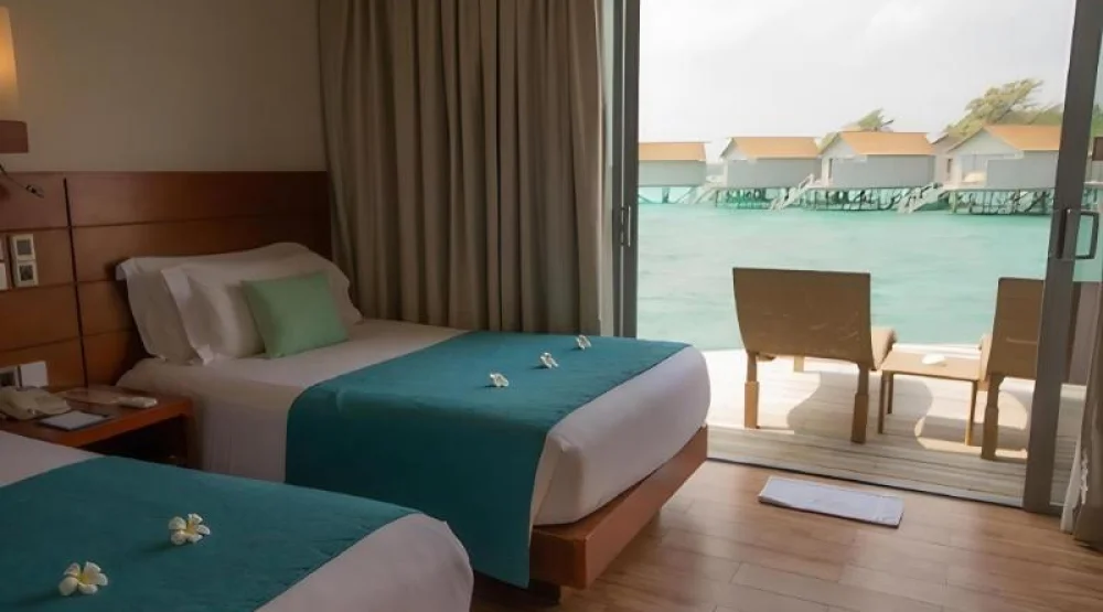 Sunset Overwater Villa twin at Centara Ras Fushi Resort & Spa