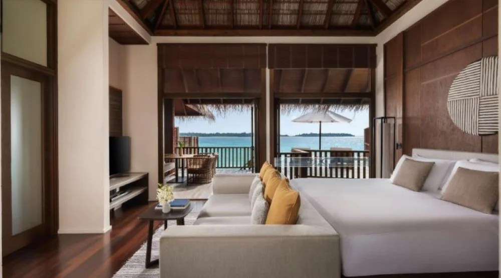 Two Bedroom Grand Water Villa with Pool at Conrad Maldives Rangali Island
