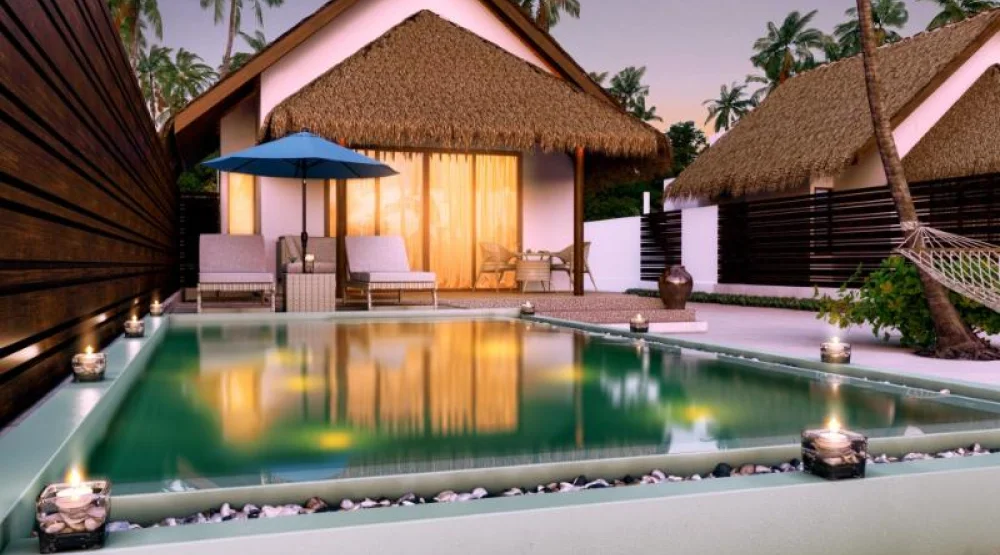 Beach Front Pool Villa at Dusit Thani Maldives