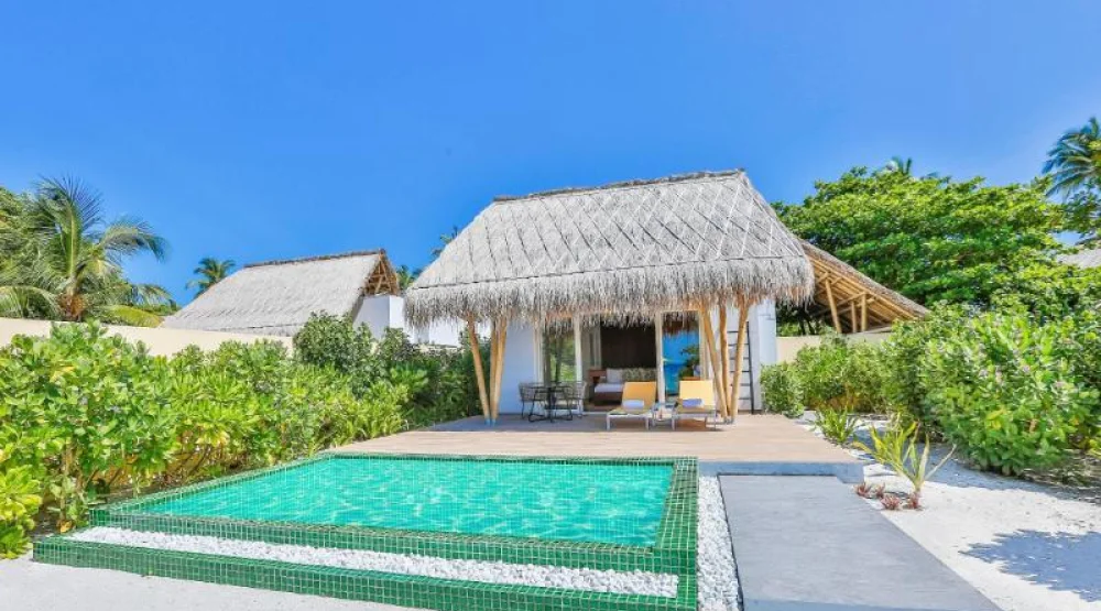 Marina Garden Villa with Pool at Emerald Maldives Resort & Spa