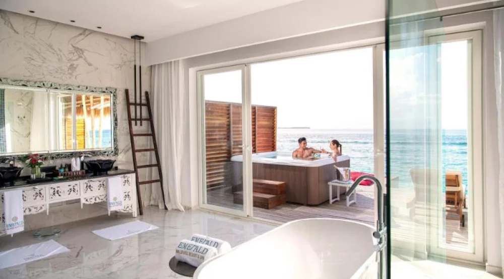Jacuzzi Water Villa at Emerald Maldives Resort & Spa