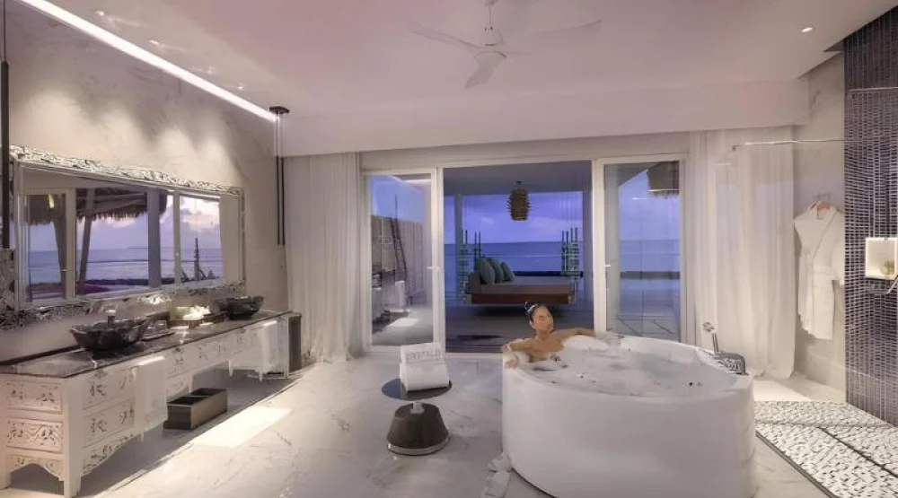 Jacuzzi Beach Villa at Emerald Maldives Resort & Spa