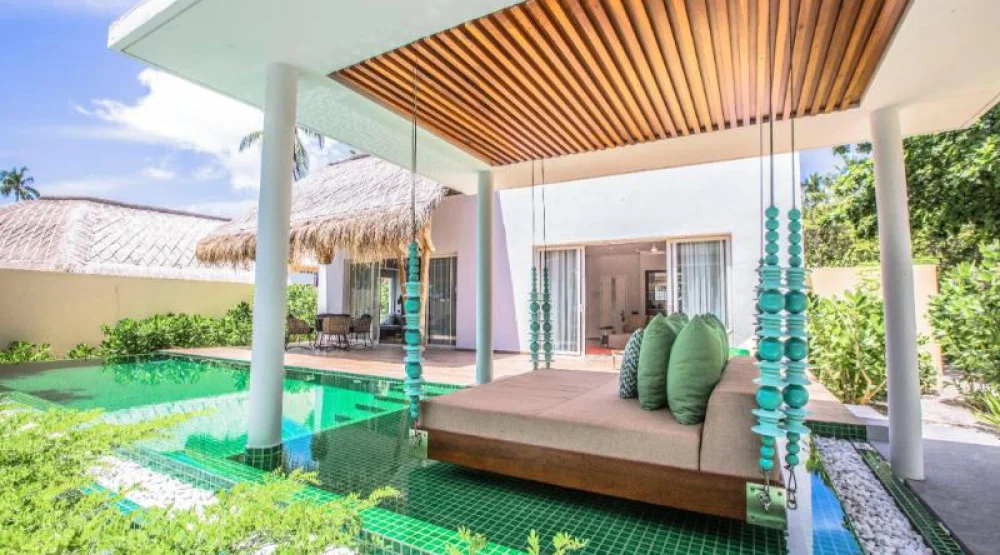 Superior Beachfront Room at Emerald Maldives Resort & Spa