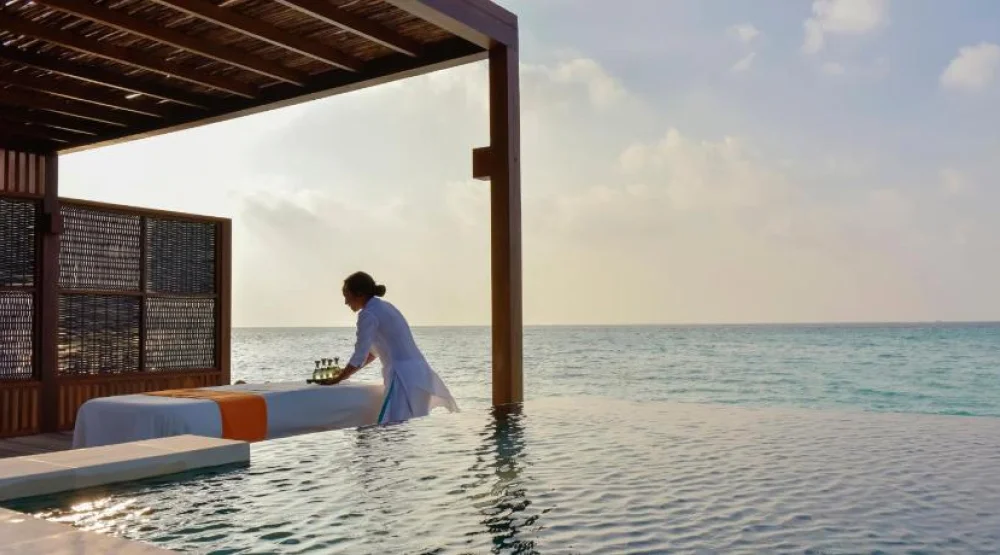 Sunset Water Villa with Pool at Four Seasons Resort At Kuda Huraa