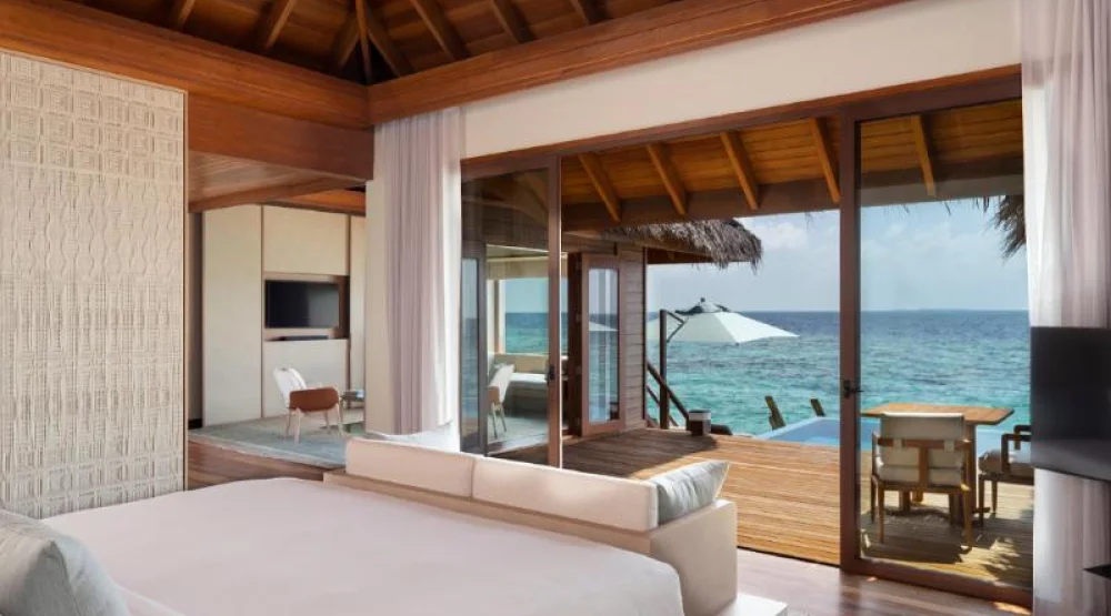 Ocean Bungalow with Pool at Huvafen Fushi