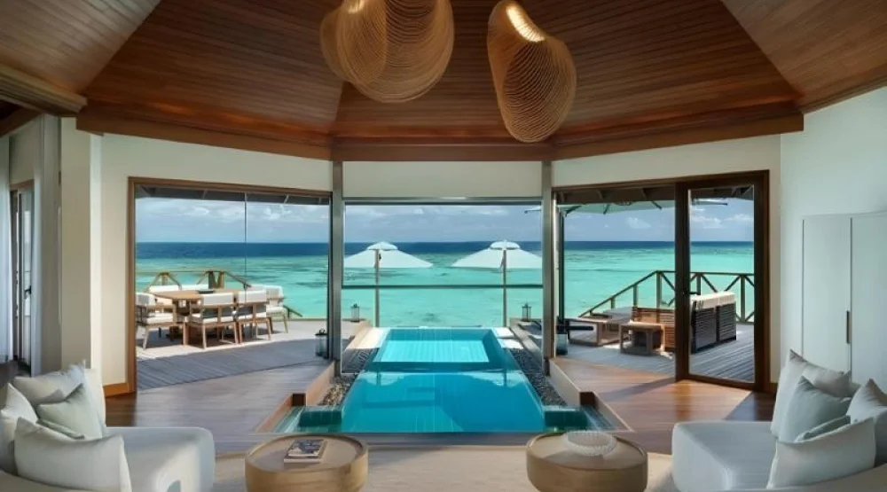 2-bedroom Ocean Pavilion with Pool at Huvafen Fushi