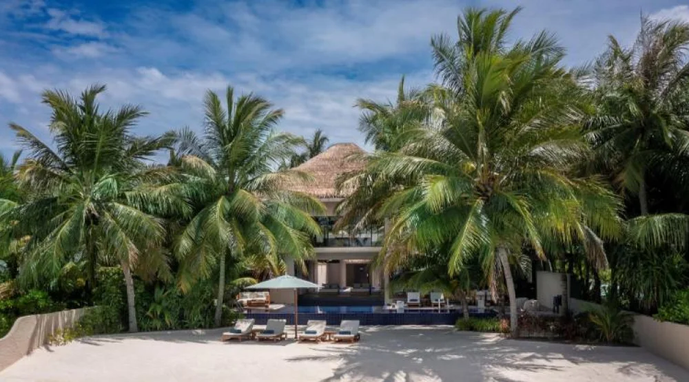 3-bedroom Beachfront Pavilion with Pool at Huvafen Fushi