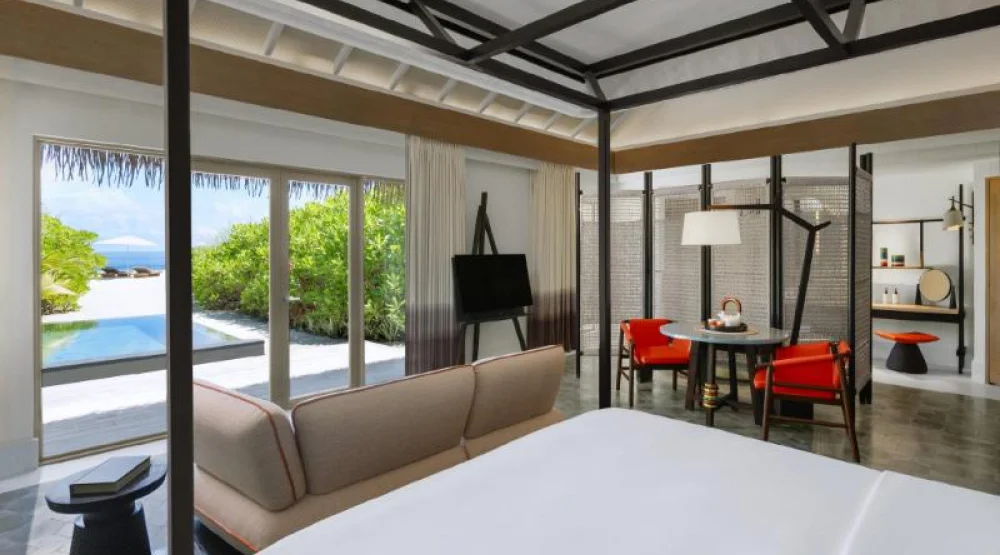 Beach Pool Villa at InterContinental Maldives Maamunagau Resort