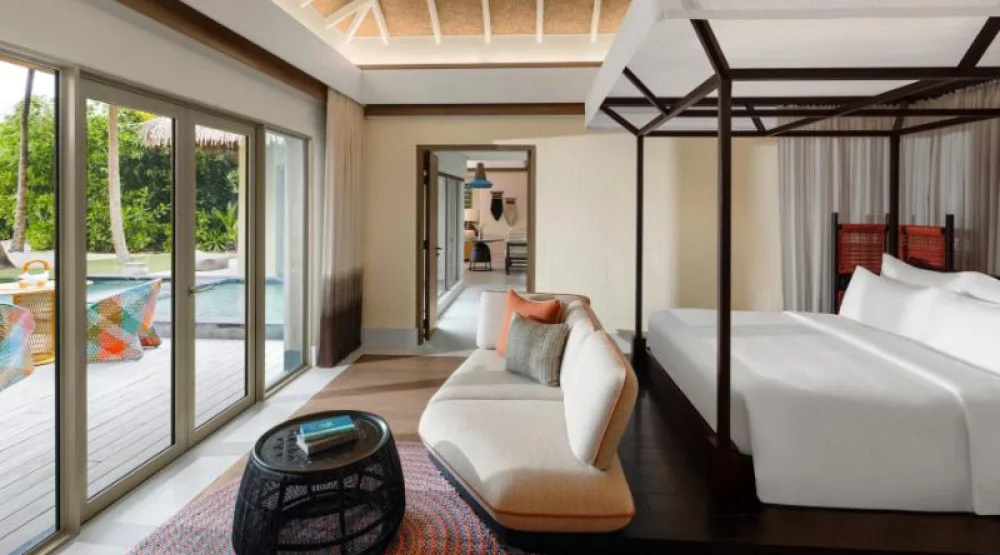 Two Bedroom Family Beach Pool Villa at InterContinental Maldives Maamunagau Resort