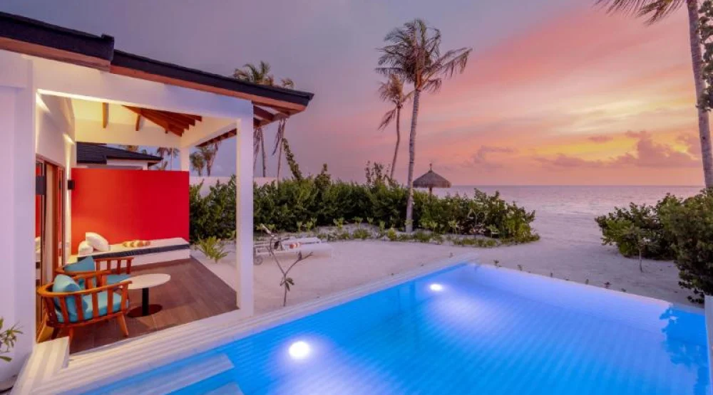 Beach Suite with Pool at Joy Island Maldives