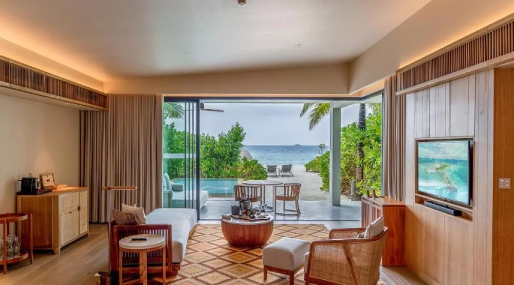 Sunrise Beach Villa with Private Pool at Kuda Villingili