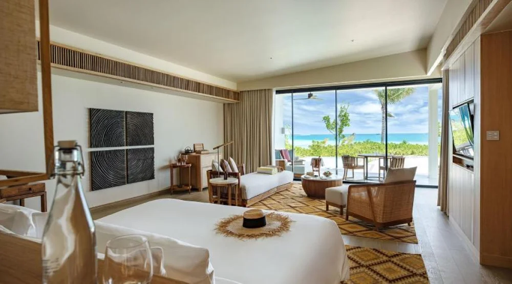 Sunset Beach Villa with Private Pool at Kuda Villingili