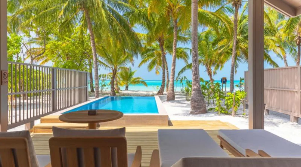 Beach Pool Villa at Meeru Maldives Resort Island