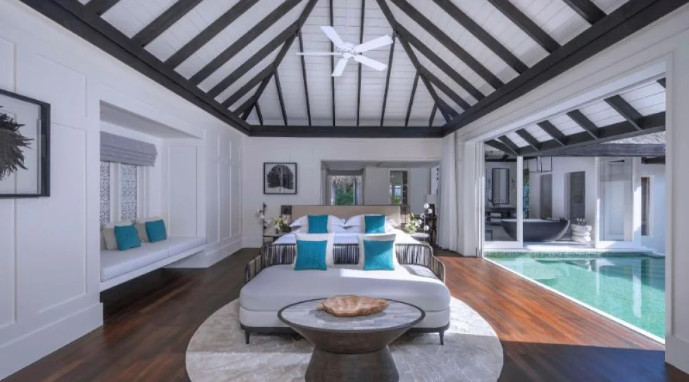 Beach Pool House at Naladhu Private Island