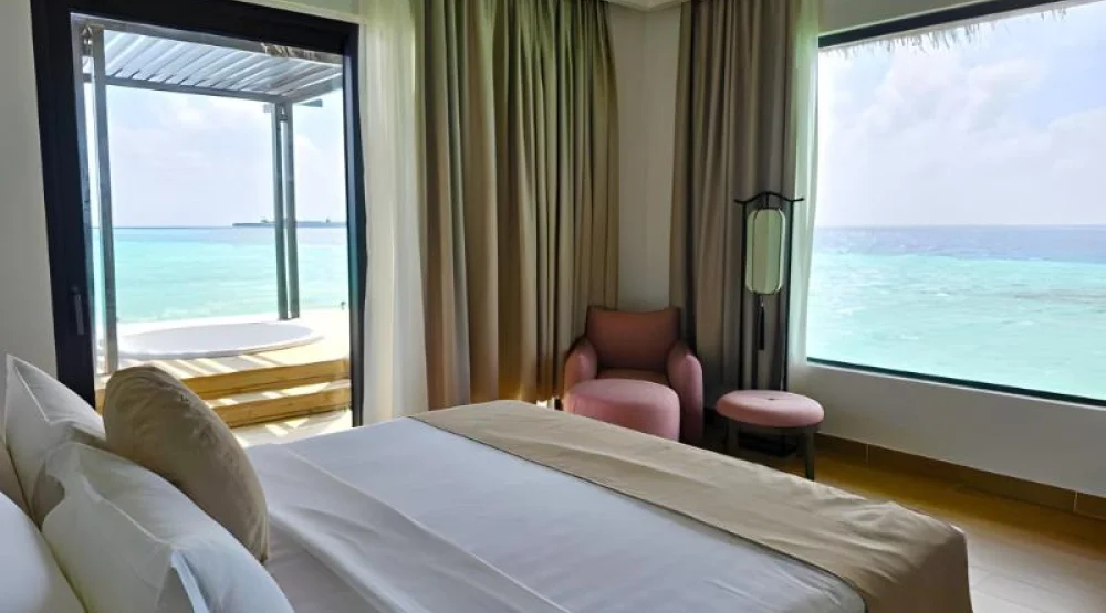 Grand Atlantis 2-bedroom Overwater Villa with Pool at NOOE Maldives Kunaavashi