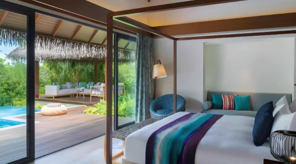 Two Bedroom Beach Pool Villa at Pullman Maldives Maamutaa