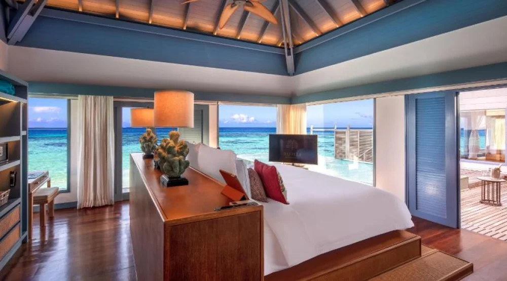 Two Bedroom Sunset Overwater Residence at Raffles Maldives Meradhoo