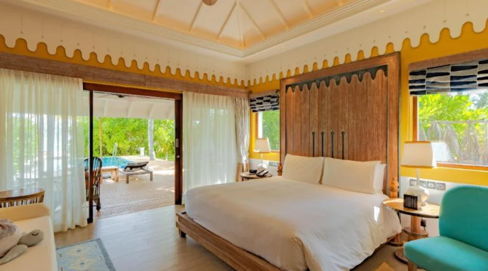 Beach Villa with Pool at Saii Lagoon Maldives