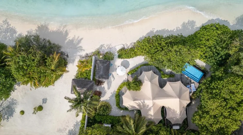 Safari Beach Villa with Pool at Sirru Fen Fushi Maldives Private Lagoon Resort