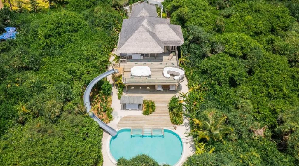 Two Bedroom Crusoe Reserve with Slide at Soneva Jani