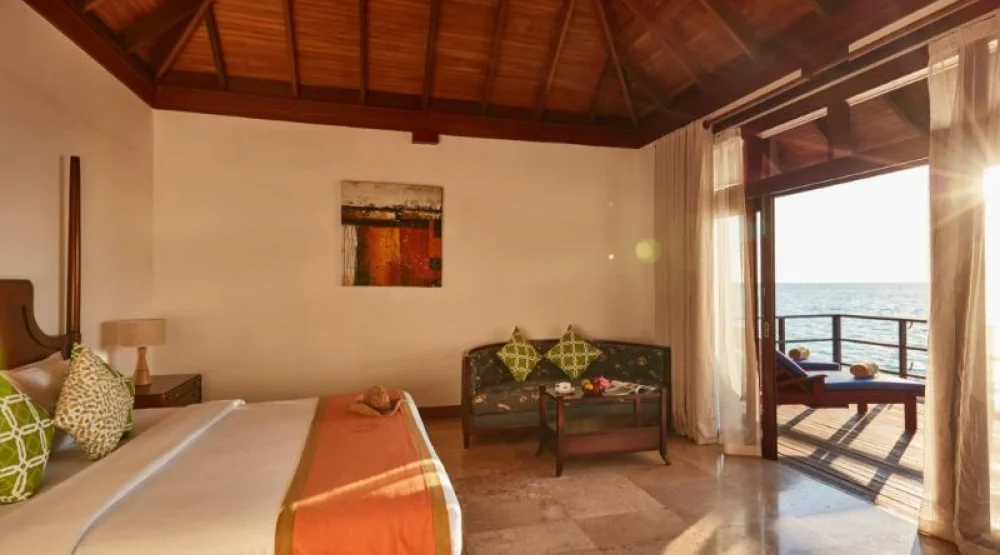 Deluxe Water Villa at Sun Siyam Olhuveli Maldives