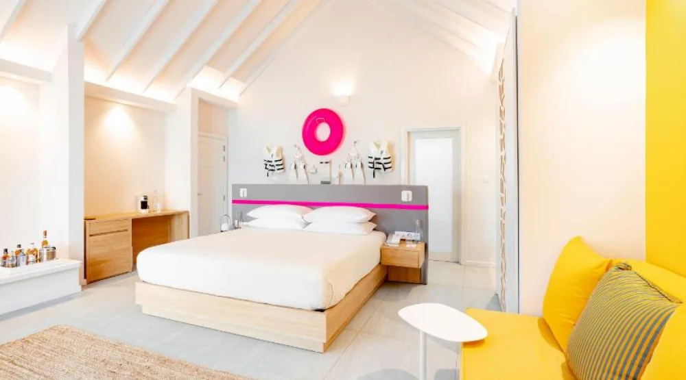 Two Bedroom Lagoon Over Water Villa at The Standard Maldives Huruvalhi