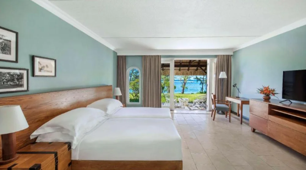 Club Beachfront Two Twin Beds at Outrigger Mauritius Beach Resort