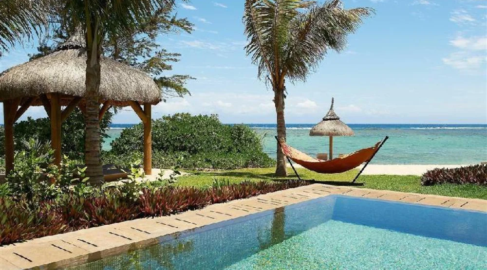 So Vip Beach Villa, Two Bedrooms, One Living Room, Private Garden with Heated Pool, Beach Front at Sofitel SO Mauritius