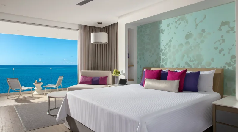 Xhale Club Junior Suite Ocean Front at Breathless Riviera Cancun Resort & Spa