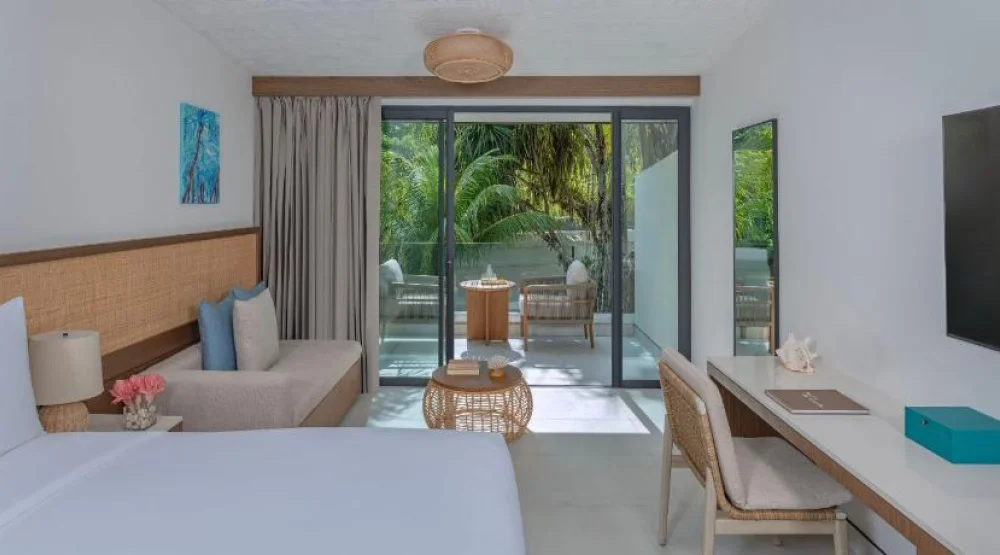 Superior Garden View Balcony Room at Avani Barbarons Seychelles Resort & Spa