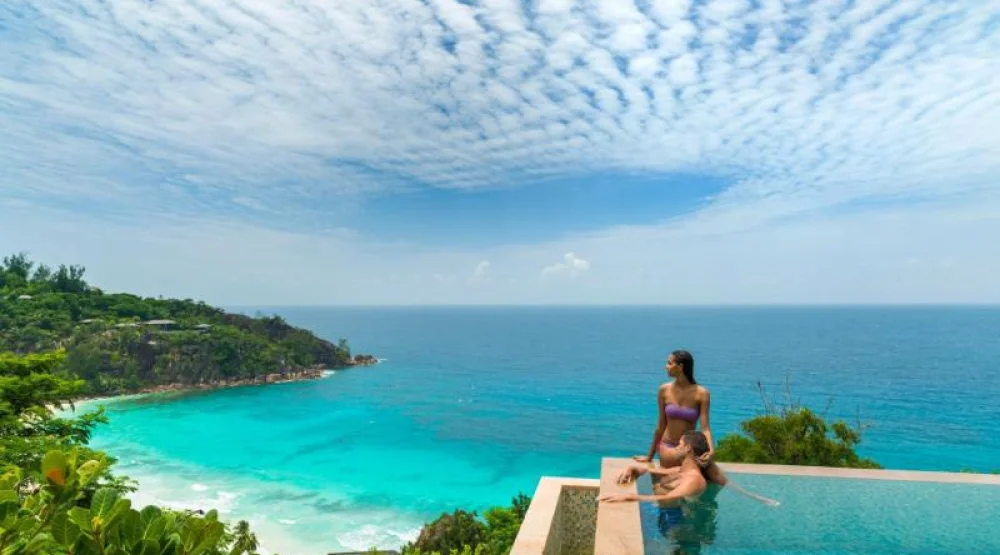 Hilltop Ocean View Villa with King Bed at Four Seasons Resort Seychelles