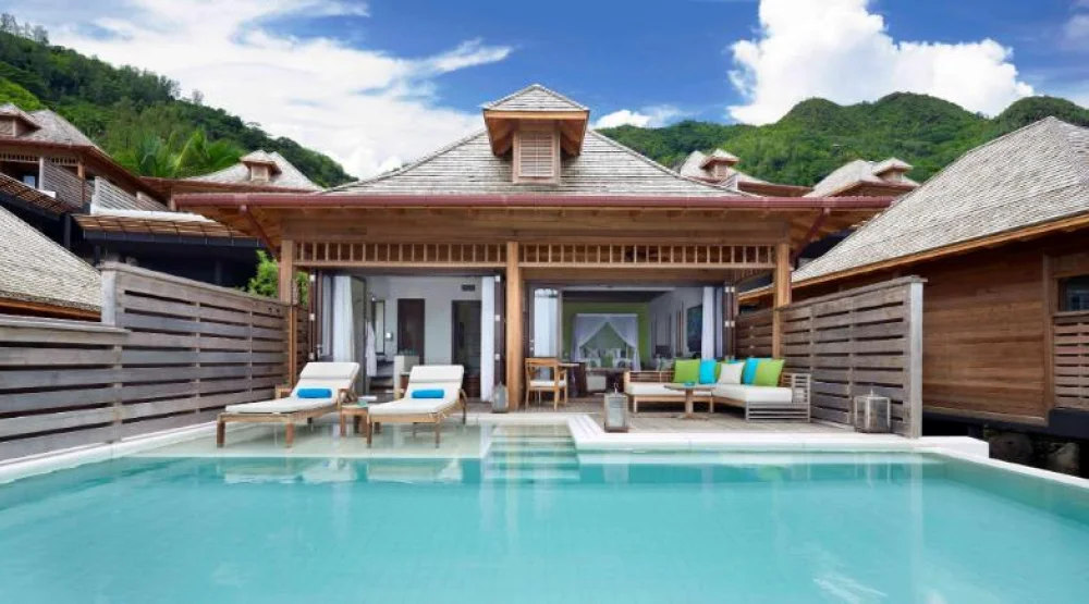 Grand Oceanview Villa with Infinity Pool at Hilton Seychelles Northolme Resort & Spa