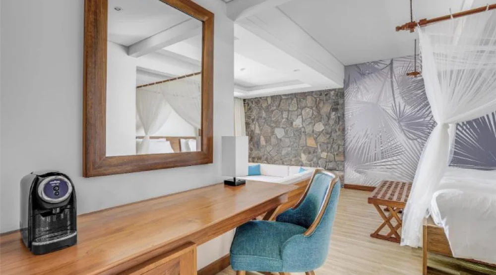 Deluxe Lagoon View Room at Kempinski Seychelles Resort