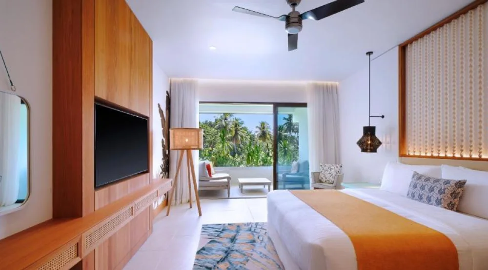 Deluxe King Room with Anse Royale and Mountain View at Laila a Tribute Portfolio Resort