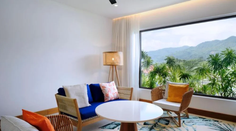 Family Suite, One Bedroom Family Suite, One King, Mountain View, High Floor at Laila a Tribute Portfolio Resort