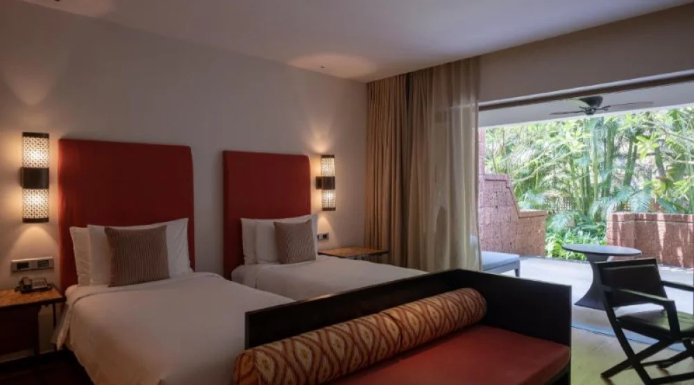 Two Twin Beds Family Terrace Room at Alila Diwa Goa